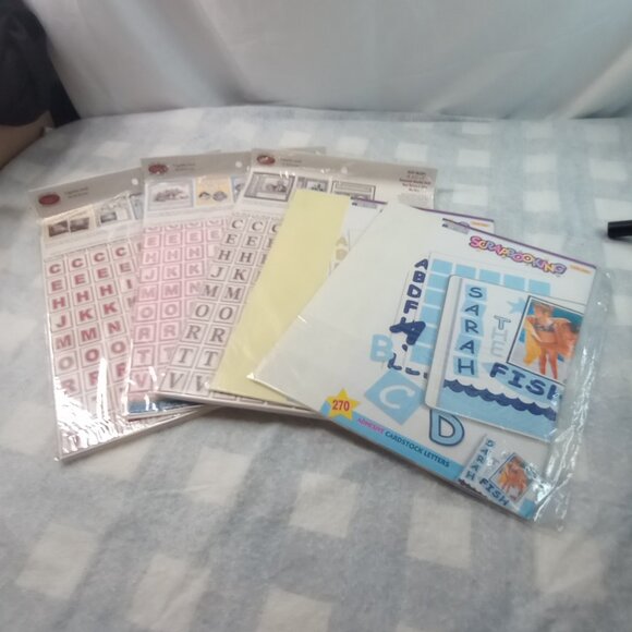 Memories Forever & Keeping Memories Alive Alphabet Scrapbook Bundle - Picture 1 of 12